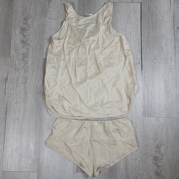 Everlane The Silk Sleep Set Champagne NWOT - Picture 4 of 10